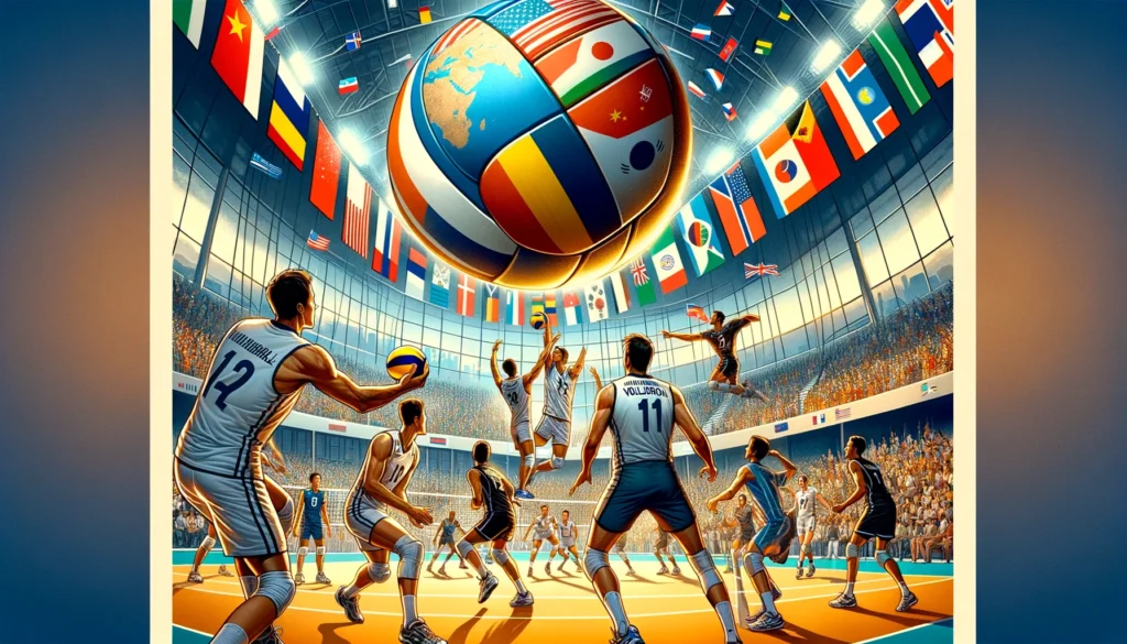International and professional volleyball season's start.