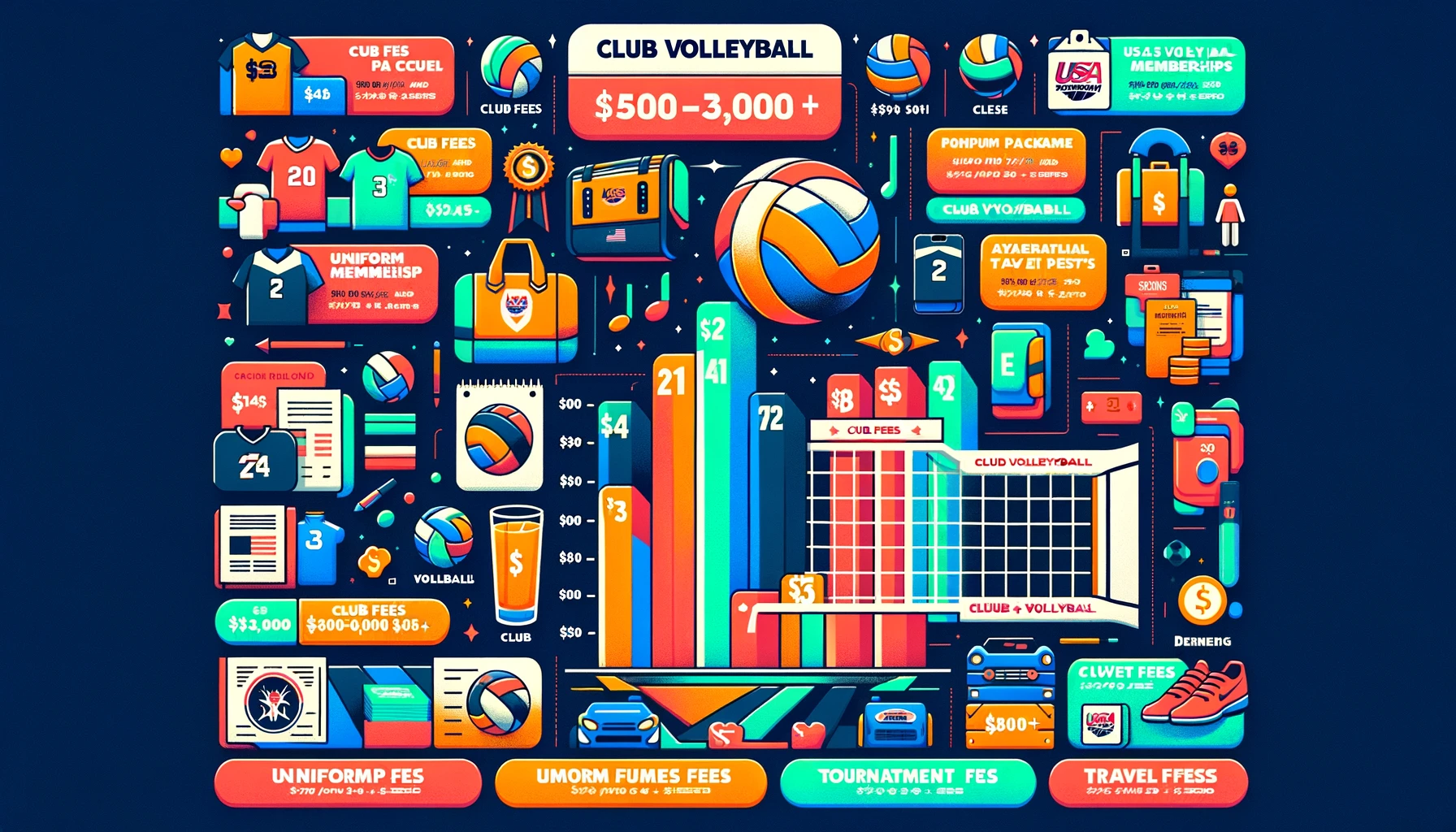 how much is club volleyball