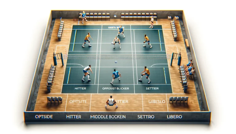 What are the Positions in Volleyball?