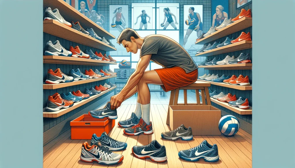 how to get volleyball shoes fitted right