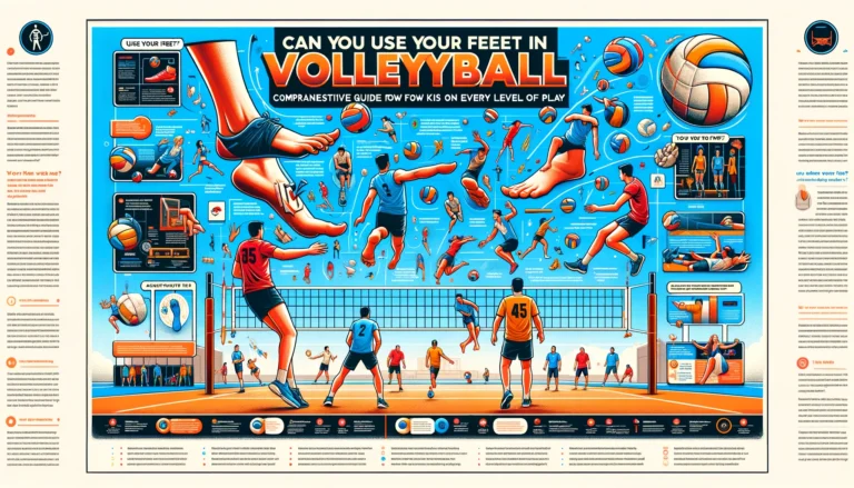 Can you use your feet in volleyball